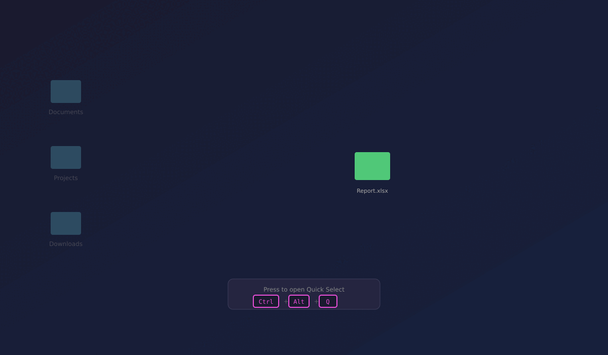 Quick Select demo